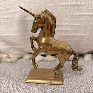 Vintage Brass Unicorn
